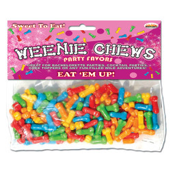 Weenie Chews Candies - Asst. Flavors Bag Of 125