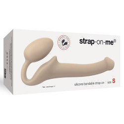 Strap On Me Silicone Bendable Strapless Strap On Medium - Flesh