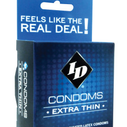 Id Extra Thin Condoms - Box Of 3